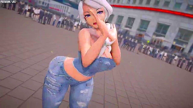 Willow Schnee Dances Seductively for JICJIC Fun in Anime RWBY Style