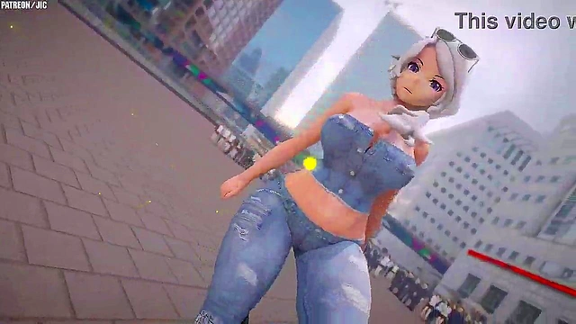 Willow Schnee Dances Seductively for JICJIC Fun in Anime RWBY Style