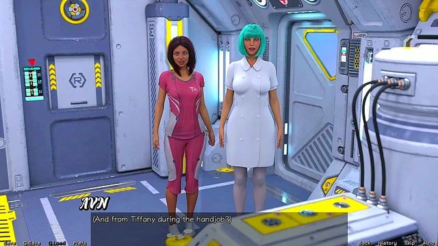 Petite Superstar Meets Alien Dick for Busty Fun in Stranded Space Game