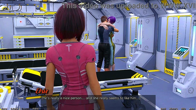 Petite Superstar Meets Alien Dick for Busty Fun in Stranded Space Game