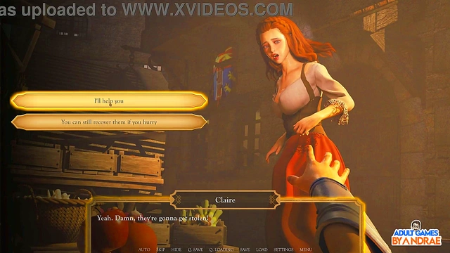 Princess Lilian's Erotic Adventures – Busty 3D Manga Blowjob & Creampie Fantasies