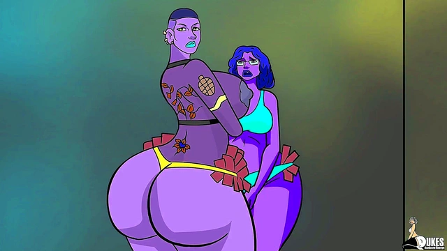 Busty Hentai Stripper Gets Into Trouble With Netorare Oppai Action