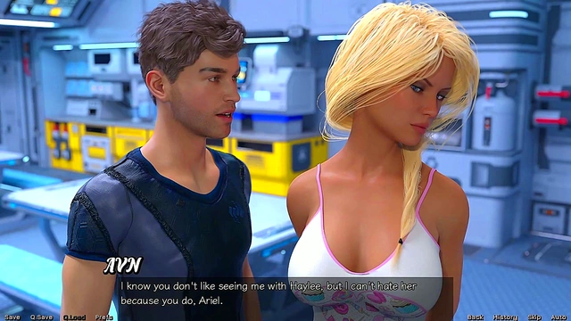 Stranded In Space – Busty Teen Takes Huge Cock For Massive 3DCumshot Filled With Cum