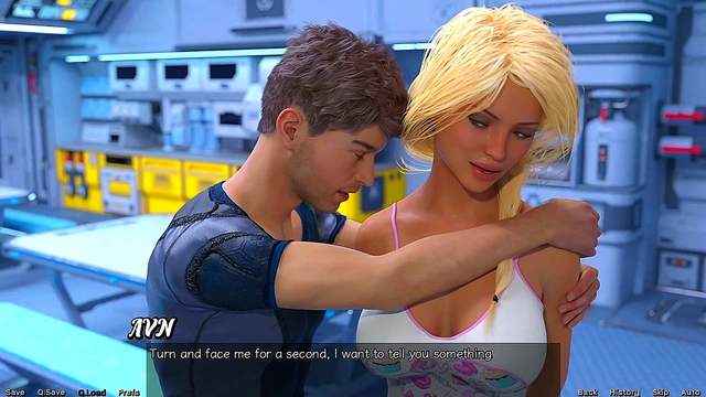 Stranded In Space – Busty Teen Takes Huge Cock For Massive 3DCumshot Filled With Cum