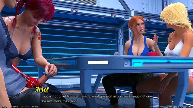 Stranded In Space – Busty Teen Takes Huge Cock For Massive 3DCumshot Filled With Cum