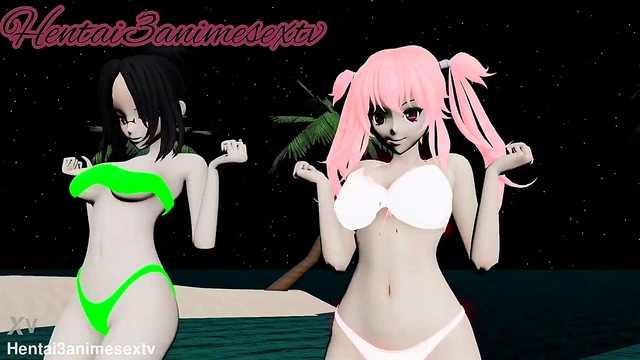 Dance and Seduce With My Favorite Mistress and Her Friend in 3D Hentai Action