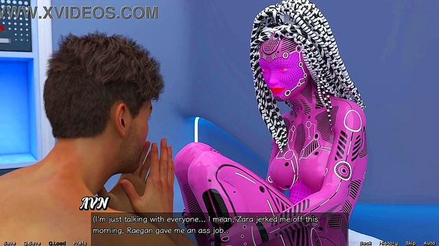 Hot Busty MILF Gives Mind-Blowing Ass Job in Stranded in Space 3D Hentai Game