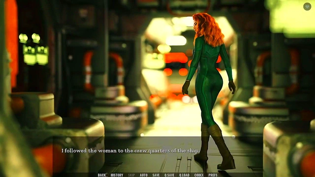 Curvy Redhead Seductress in Sexy Outfit Takes On Big 3D Dick for Hot Sex Session