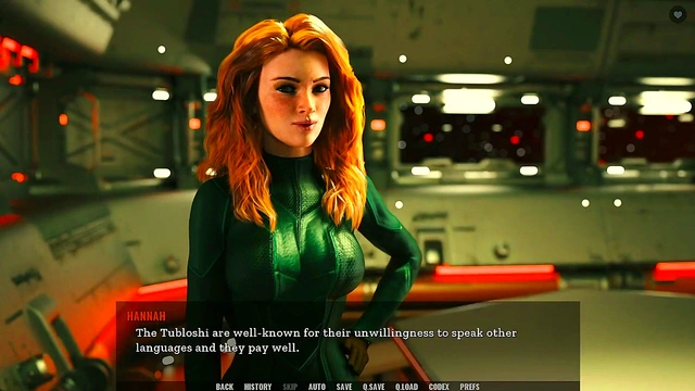 Curvy Redhead Seductress in Sexy Outfit Takes On Big 3D Dick for Hot Sex Session