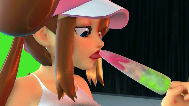 Rosa's Beach Adventure – Blowjob & Cumshot Fun in Cartoon Style