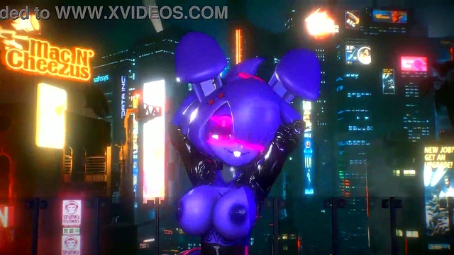 Bonnie FNF 3D Anime Girl Dances Seductively in K-pop Inspired Fantasy