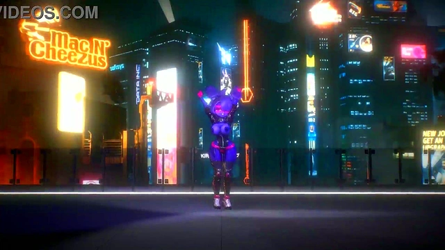 Bonnie FNF 3D Anime Girl Dances Seductively in K-pop Inspired Fantasy