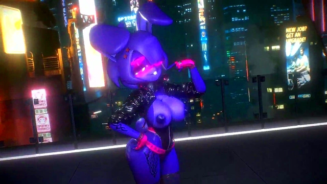 Bonnie FNF 3D Anime Girl Dances Seductively in K-pop Inspired Fantasy