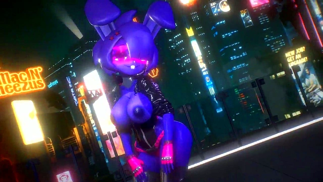 Bonnie FNF 3D Anime Girl Dances Seductively in K-pop Inspired Fantasy