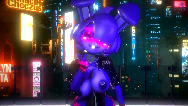 Bonnie FNF 3D Anime Girl Dances Seductively in K-pop Inspired Fantasy