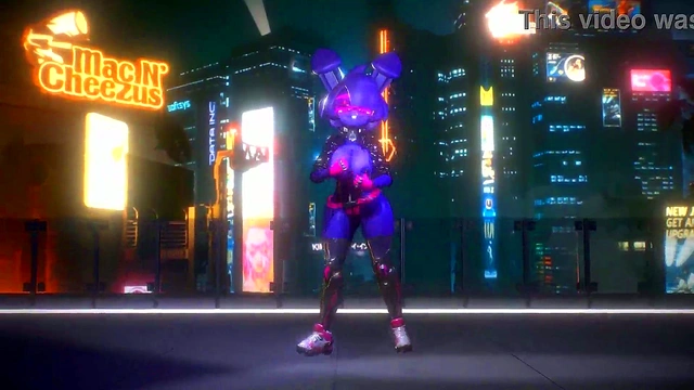 Bonnie FNF 3D Anime Girl Dances Seductively in K-pop Inspired Fantasy