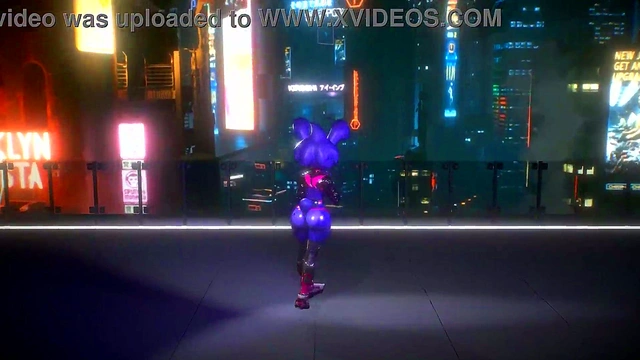 Bonnie FNF 3D Anime Girl Dances Seductively in K-pop Inspired Fantasy