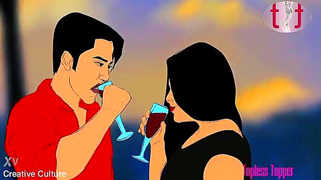 Sexy Sujata Bhabhi Licks Pussy & fucks Sanju-Bhai in Animated Hindi Sex Adventure