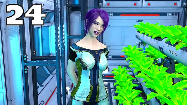 Shy Emo Girl Gets Busty Action In Stranded In Space 3D Hentai Game
