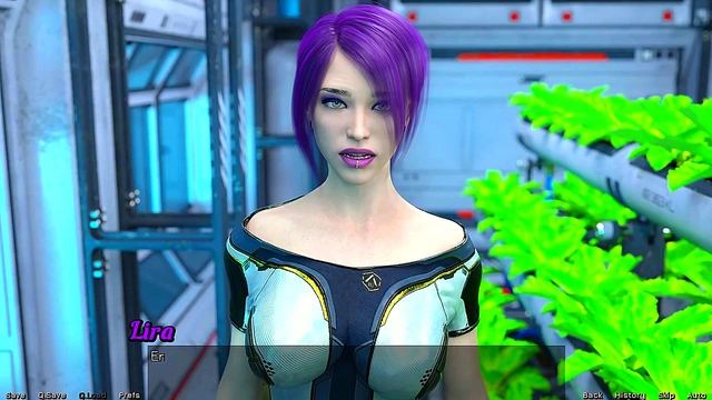 Shy Emo Girl Gets Busty Action In Stranded In Space 3D Hentai Game