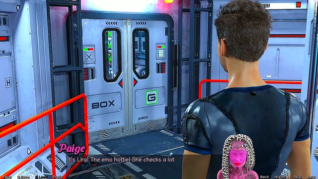 Shy Emo Girl Gets Busty Action In Stranded In Space 3D Hentai Game