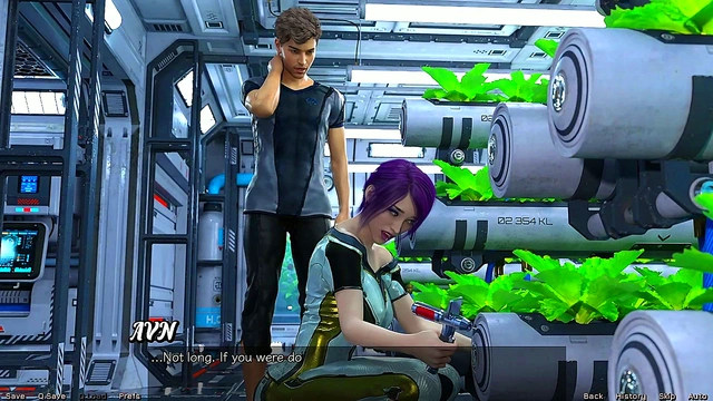 Shy Emo Girl Gets Busty Action In Stranded In Space 3D Hentai Game