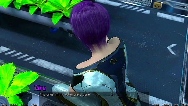 Shy Emo Girl Gets Busty Action In Stranded In Space 3D Hentai Game