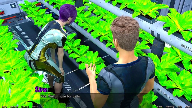 Shy Emo Girl Gets Busty Action In Stranded In Space 3D Hentai Game