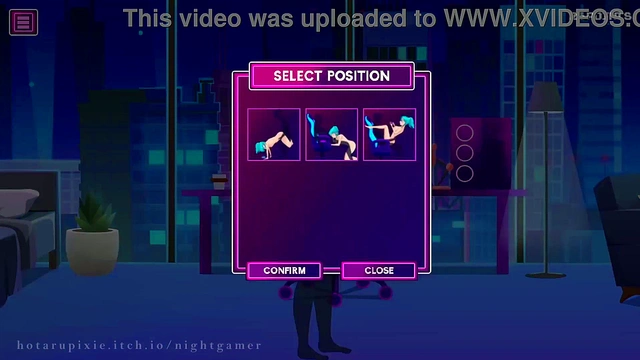 Cute Anime Nightgamer Goes Full Naked for Erotic Fun