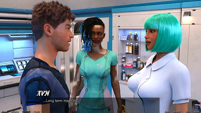 Stranded In Space – Busty 3D Anime Babe Craves Huge Cock & Curvy Action