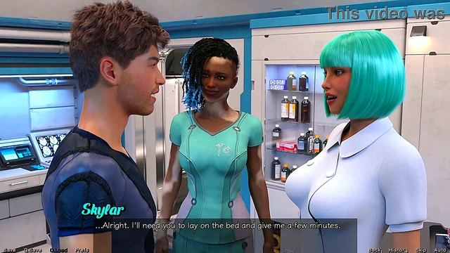 Stranded In Space – Busty 3D Anime Babe Craves Huge Cock & Curvy Action