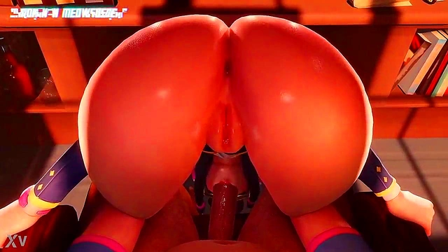 3D Hentai D.Va Gets naughty In The Office With Rule 34 Fun