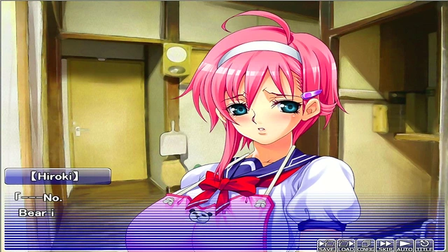 Peeking Through The Peephole At Busty Anime Girls In Love Apartment Scene