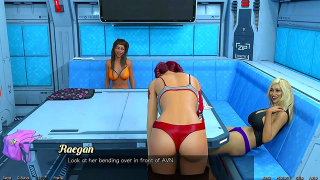 Stranded In Space – Busty Teens Play Strip Poker For Huge 3D Cocks & Massive Cumshots