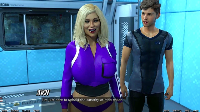 Stranded In Space – Busty Teens Play Strip Poker For Huge 3D Cocks & Massive Cumshots