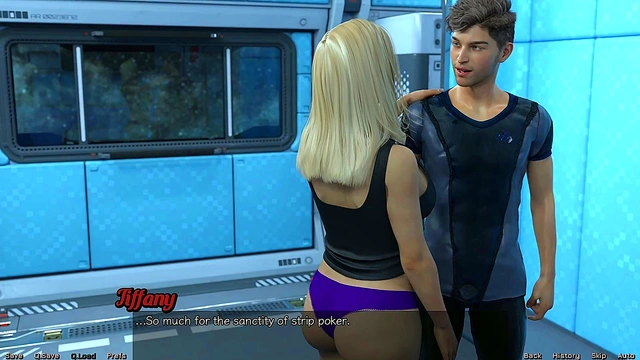 Stranded In Space – Busty Teens Play Strip Poker For Huge 3D Cocks & Massive Cumshots