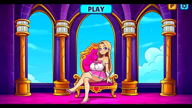 Bratty Princess Sophia Strips Naked for Busty Anime Action