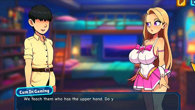 Bratty Princess Sophia Strips Naked for Busty Anime Action