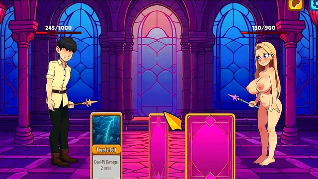 Bratty Princess Sophia Strips Naked for Busty Anime Action