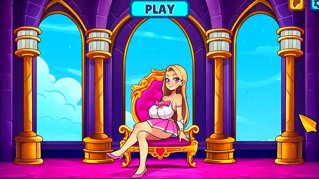 Bratty Princess Sophia Strips Naked for Busty Anime Action