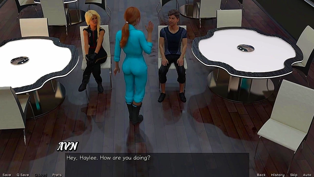 Busty 3D Anime Babe Seduces You in Stranded in Space RPG Game