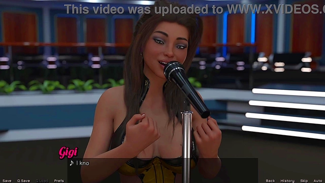 Busty 3D Anime Babe Seduces You in Stranded in Space RPG Game