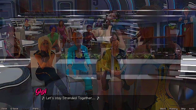 Busty 3D Anime Babe Seduces You in Stranded in Space RPG Game