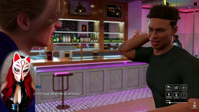 Playful Fox Enjoying Upskirts & Stockings for Blowjob &Cumshot Fun