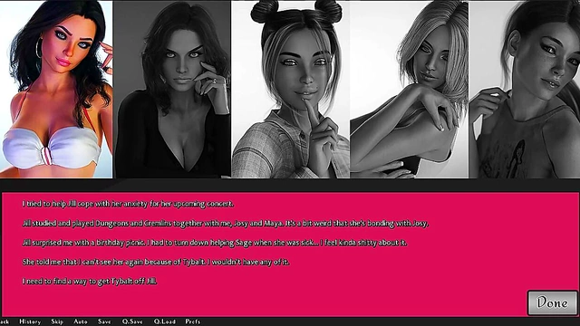 3D Anime Chick Shows Her True Colours With Seductive Moonlit Rendezvous