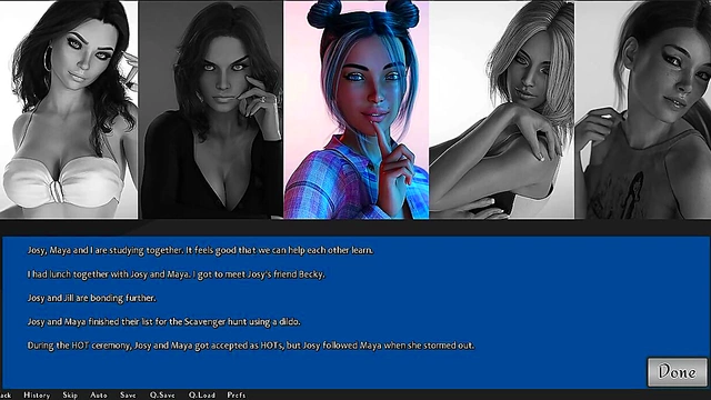 3D Anime Chick Shows Her True Colours With Seductive Moonlit Rendezvous