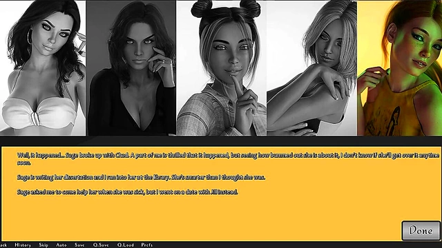 3D Anime Chick Shows Her True Colours With Seductive Moonlit Rendezvous