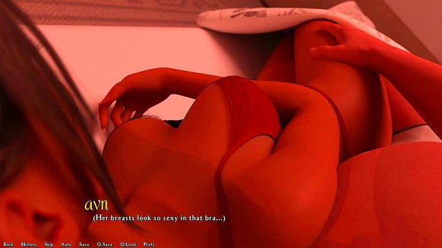 Hot Busty Teen Brunette Gives Intense Blowjob & Gets Fucked Hard In Parent's Bed