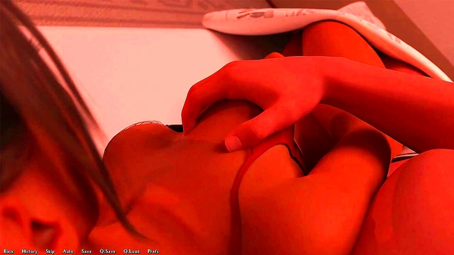 Hot Busty Teen Brunette Gives Intense Blowjob & Gets Fucked Hard In Parent's Bed