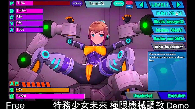 3D Anime Agent Mirai Submits to Intense Sexual Simulation Machines